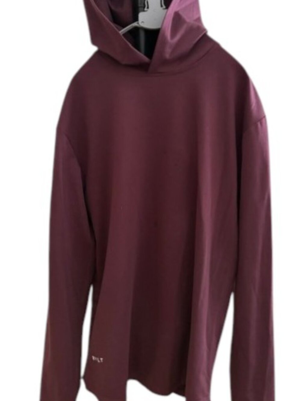 BYLT Hooded Drop-Cut Lux - Maroon - S